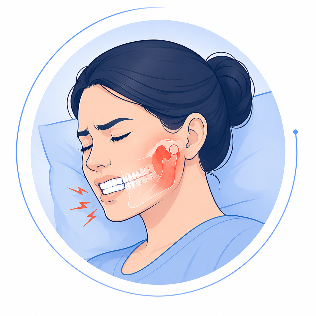 Jaw clenching and bruxism